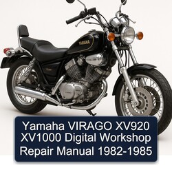 1982-1985 Yamaha Virago XV920 XV1000 Digital Service Repair Workshop Manual PDF
