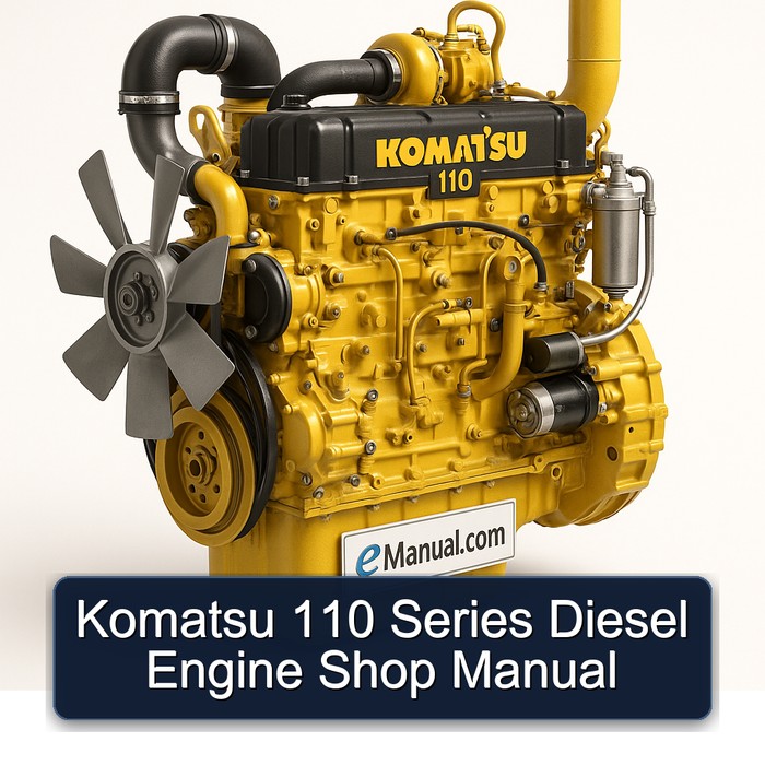 Komatsu 110 Series Diesel Engine Shop Service Repair Workshop Manual PDF