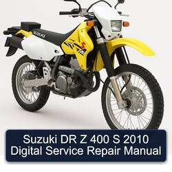 2010 Suzuki DR Z Series 400 S Digital Service Repair Workshop Manual PDF