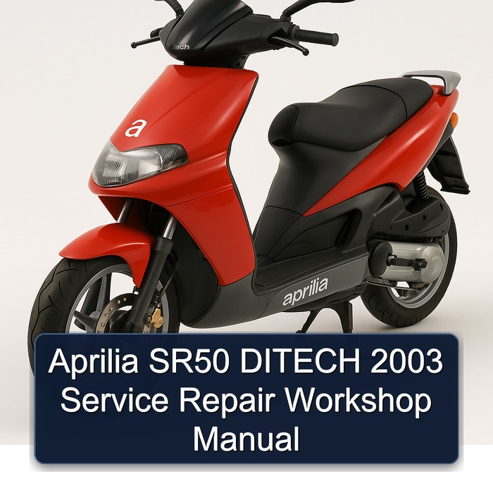 2003 Aprilia Ditech SR50 Service Repair Workshop Manual PDF