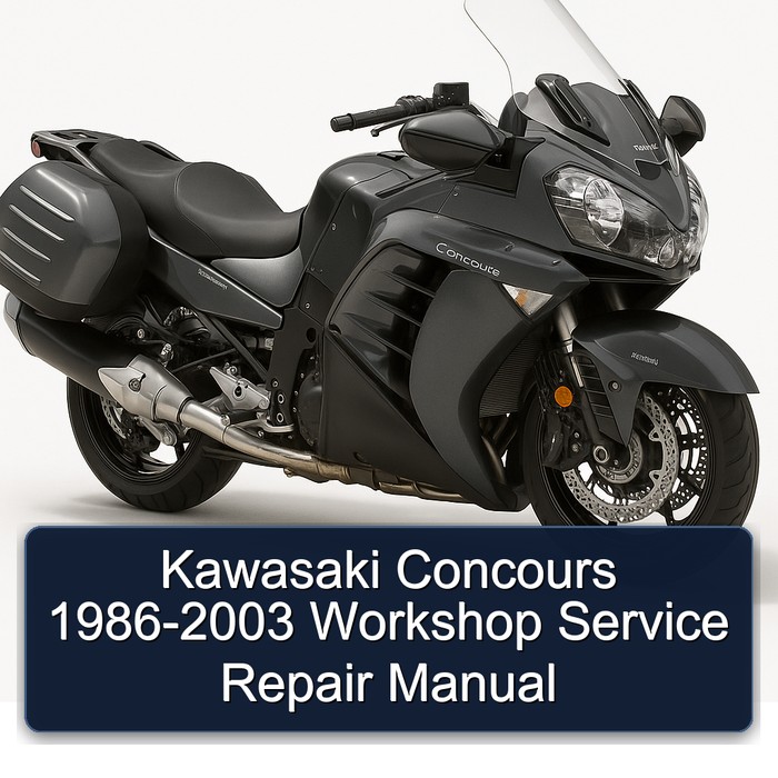 1986-2003 Kawasaki Concours Models Service Repair Workshop Manual PDF