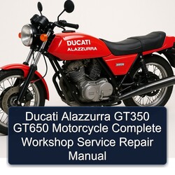 Ducati Alazzurra GT350 GT650 Motorcycle Service Repair Workshop Manual PDF