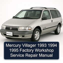 1993-1995 Mercury Villager Service Repair Workshop Manual PDF