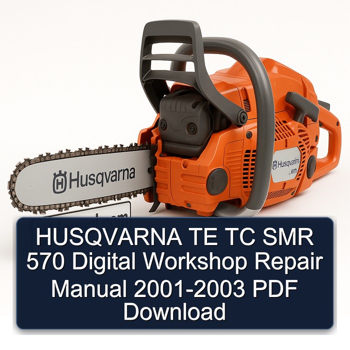 2001-2003 Husqvarna SMR Models TE TC 570 Digital Service Repair Workshop Manual PDF
