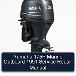 1991 Yamaha 175P Marine Outboard Service Repair Workshop Manual PDF