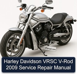 2009 Harley Davidson Vrsc V-ROD Service Repair Workshop Manual PDF