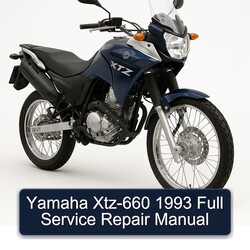 1993 Yamaha XTZ Models XTZ-660 Service Repair Workshop Manual PDF