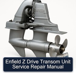 Enfield Z Drive Transom Unit Service Repair Workshop Manual PDF