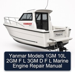 Yanmar Models 1GM 10L 2GM F L 3GM D Marine Engine Service Repair Workshop Manual PDF