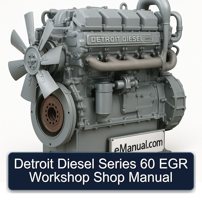 Detroit Diesel 2000 Series 60 EGR Shop Service Repair Workshop Manual PDF