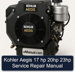 Kohler Aegis Series 17 Hp 20HP 23HP Service Repair Workshop Manual PDF