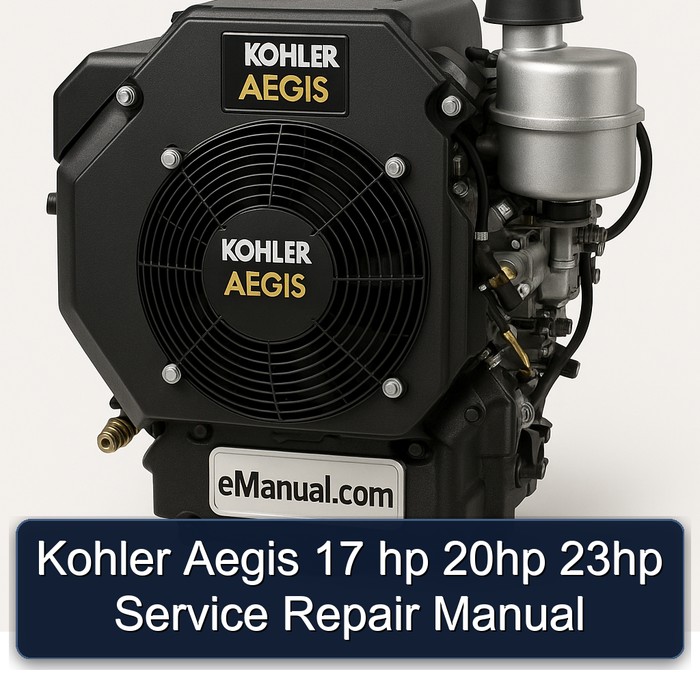 Kohler Aegis Series 17 Hp 20HP 23HP Service Repair Workshop Manual PDF
