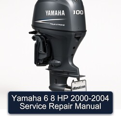 2000-2004 Yamaha 6 8 HP Service Repair Workshop Manual PDF