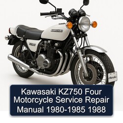1980-1988 Kawasaki KZ Series KZ750 Four Motorcycle Service Repair Workshop Manual PDF