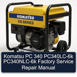 Komatsu PC 340 Pc340lc-6k Pc340nlc-6k Service Repair Workshop Manual PDF