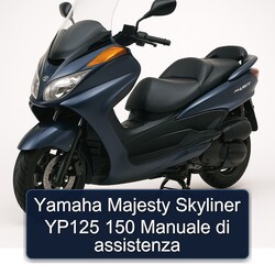 Yamaha Majesty Skyliner YP125 150 Manuale Di Assistenza Service Repair Workshop Manual PDF