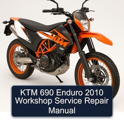 2010 KTM 690 Enduro Service Repair Workshop Manual PDF