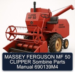 Massey Ferguson MF 50 Clipper Sombine Parts 690139m4 Catalog PDF
