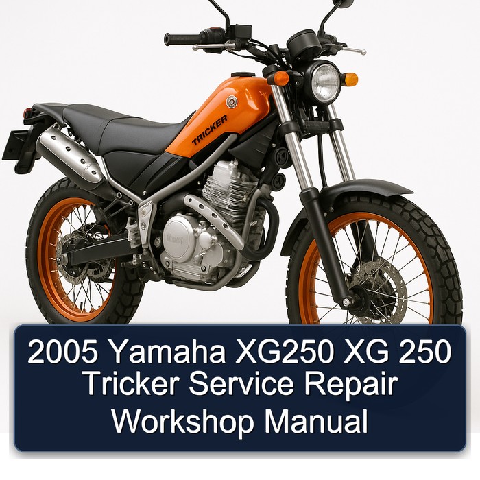 2005 Yamaha XG250 Tricker XG 250 Service Repair Workshop Manual PDF