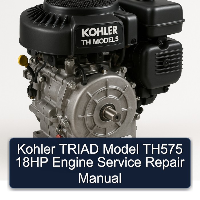 Kohler TH Models Triad Model TH575 18HP Engine Service Repair Workshop Manual PDF