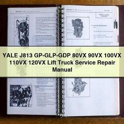 Yale Gabelstapler Service- und Reparaturhandbuch J813 GP-GLP-GDP 80VX 90VX 100VX 110VX 120VX