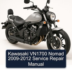 Kawasaki VN1700 Nomad 2009-2012 Manual de servicio y reparación 