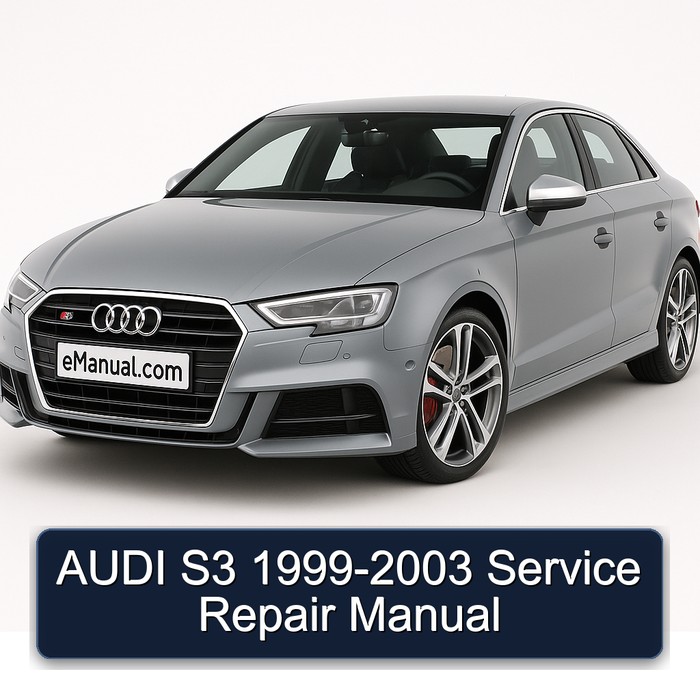1999-2003 Audi S3 Service Repair Workshop Manual PDF