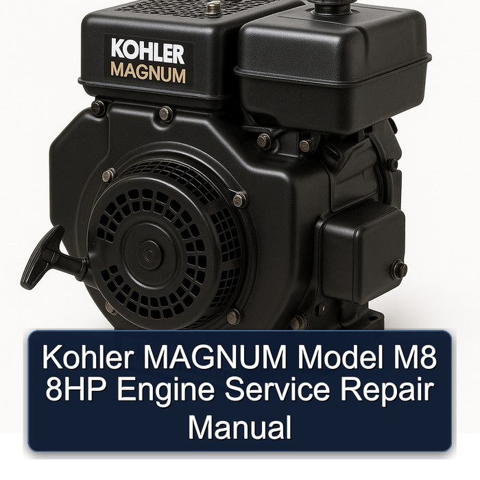 Kohler Magnum Models Model M8 8HP Engine Service Repair Workshop Manual PDF