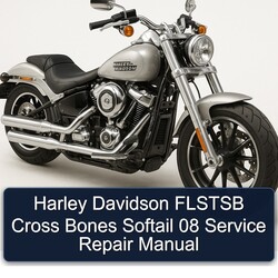Harley Davidson Softail Flstsb Cross Bones 08 Service Repair Workshop Manual PDF