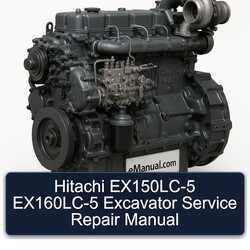 Hitachi Ex150lc-5 Ex160lc-5 Excavator Service Repair Workshop Manual PDF