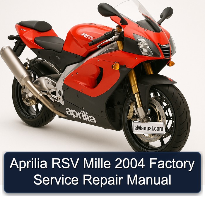 2004 Aprilia RSV Models Mille Service Repair Workshop Manual PDF