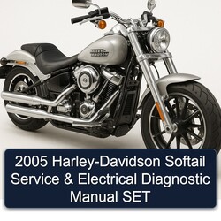 2005 Harley Davidson Softail Harley-davidson Electrical Diagnostic SET Service Repair Workshop Manual PDF