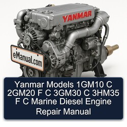 Yanmar Models 1gm10 C 2gm20 F 3gm30 3hm35 Marine Diesel Engine Service Repair Workshop Manual PDF