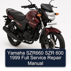 1999 Yamaha SZR Models SZR660 600 Service Repair Workshop Manual PDF