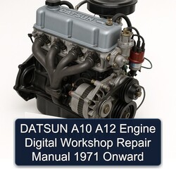 1971 Datsun A10 A12 Engine Digital Onward Service Repair Workshop Manual PDF