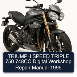 1996 Triumph Speed Triple 750 748CC Digital Service Repair Workshop Manual PDF