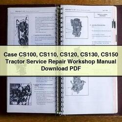 Case CS100 CS110 CS120 CS130 CS150 Tractor Service Repair Workshop Manual PDF