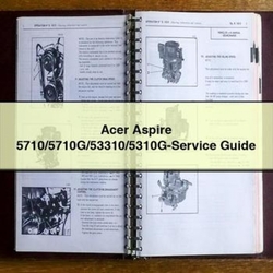 Acer Aspire 5710/5710g/53310/5310g Service Repair Workshop Manual PDF