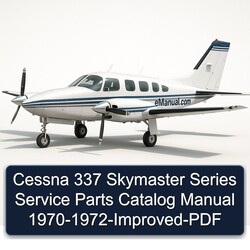 1970-1972 Cessna 337 Skymaster Series - -improved Parts Catalog PDF