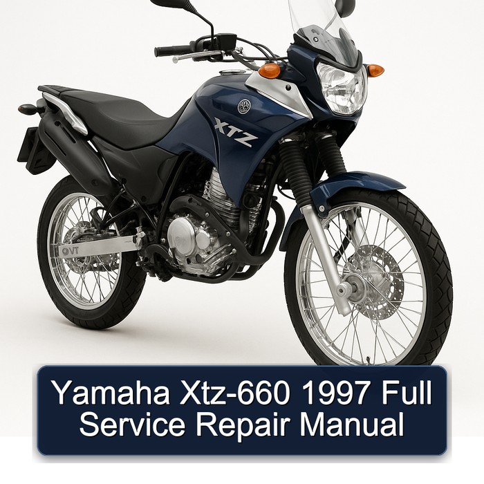 1997 Yamaha XTZ Models XTZ-660 Service Repair Workshop Manual PDF