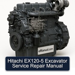 Hitachi EX120-5 Excavator Service Repair Workshop Manual PDF