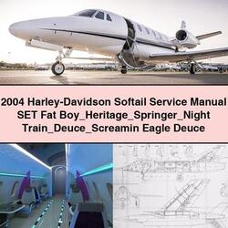 2004 Harley Davidson Softail Harley-davidson SET Fat Boy Heritage Springer Night Train Deuce Screamin Eagle Service Repair Workshop Manual PDF