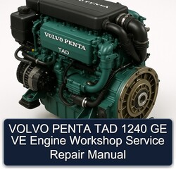 Volvo Penta TAD 1240 GE VE Engine Service Repair Workshop Manual PDF