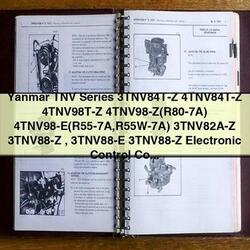 Yanmar TNV Series 3tnv84t-z 4tnv84t-z 4tnv98t-z 4tnv98-z(r80-7a) 4tnv98-e(r55-7a R55w-7a) 3tnv82a-z 3tnv88-z Electronic Control Service Repair Workshop Manual PDF