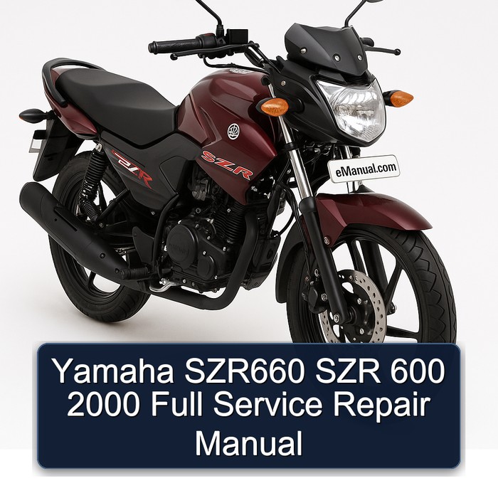 2000 Yamaha SZR Models SZR660 600 Service Repair Workshop Manual PDF