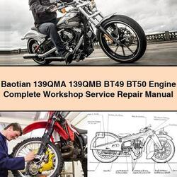 Baotian 139QMA 139QMB BT49 BT50 Engine Service Repair Workshop Manual PDF