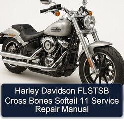 Harley Davidson Softail Flstsb Cross Bones 11 Service Repair Workshop Manual PDF