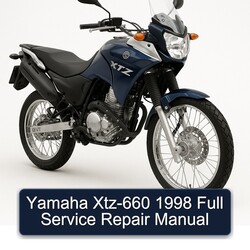 1998 Yamaha XTZ Models XTZ-660 Service Repair Workshop Manual PDF