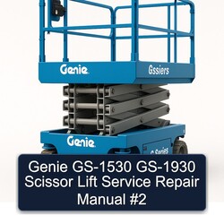 Genie GS-1530 GS-1930 Scissor Lift 2 Service Repair Workshop Manual PDF