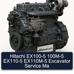 Hitachi EX100-5 100M-5 EX110-5 Ex110m-5 Excavator Ma Service Repair Workshop Manual PDF